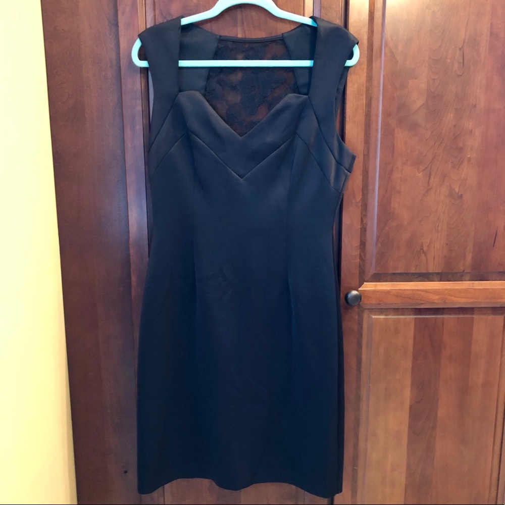 Black with Lace Back Dress